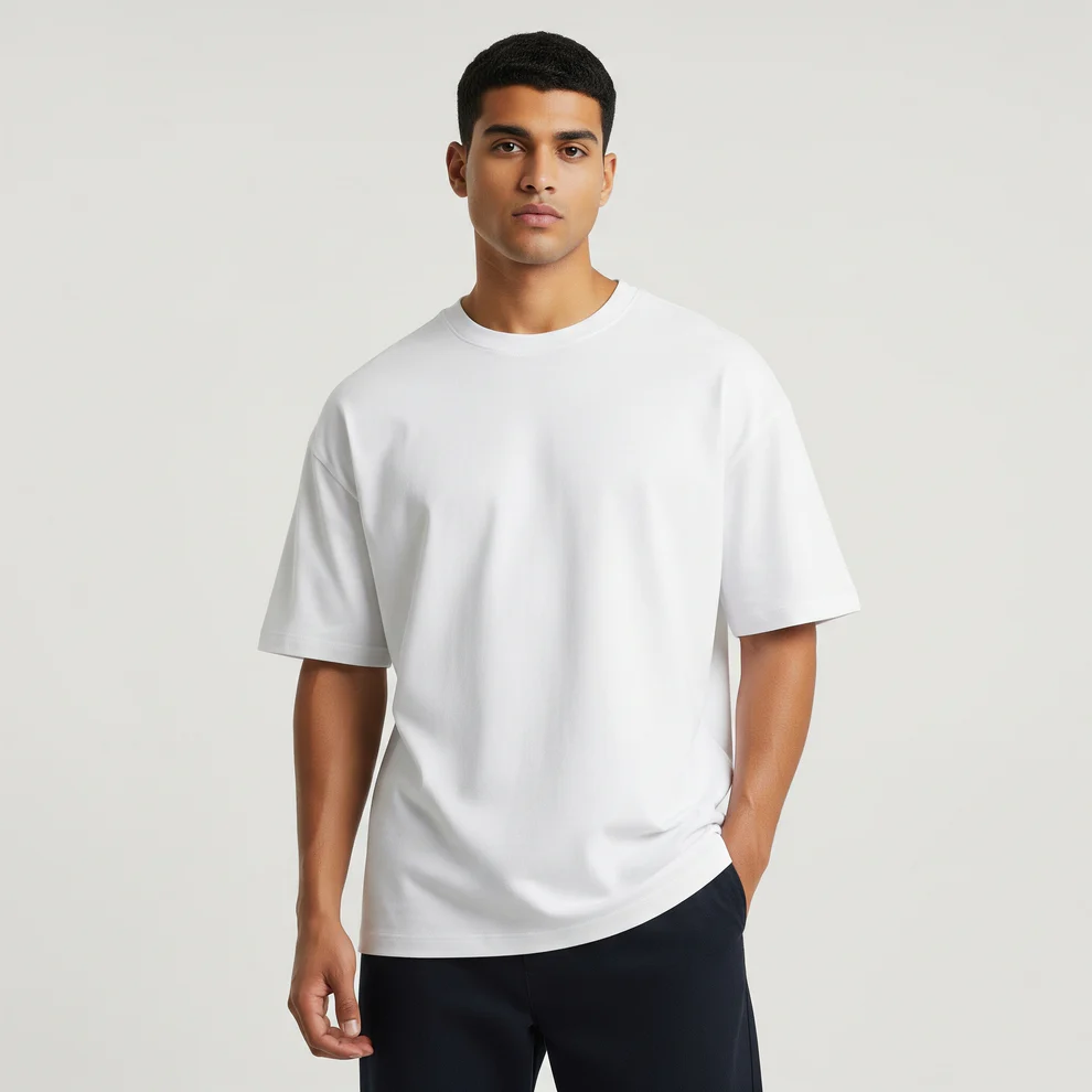 White Oversized Tee