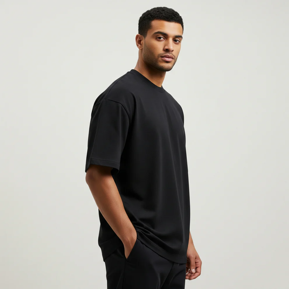 Black Oversized Tee