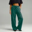 Emerald Green Wide-Leg Oversized Unisex Sweatpants