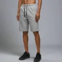 Grey Mid-Oversized Shorts