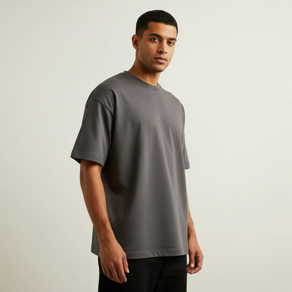 Dark Grey Oversized Tee