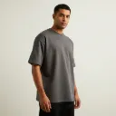Dark Grey Oversized Tee